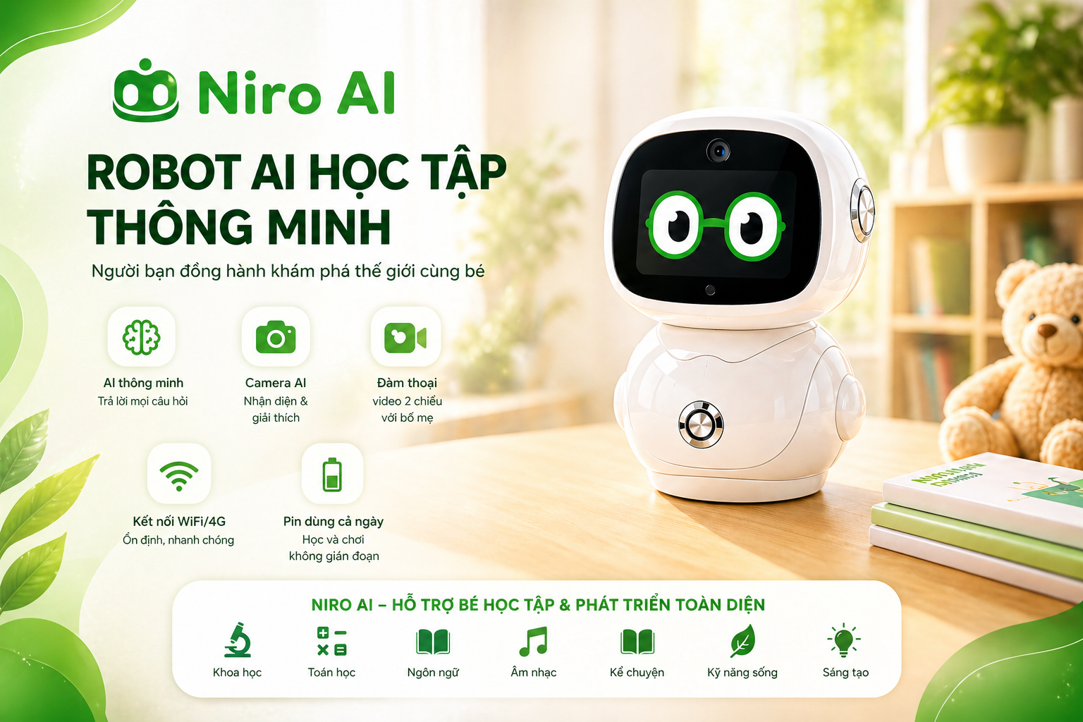 Niro AI - Robot AI Học Tập Thông Minh